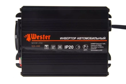 Автомобильный инвертор WESTER MSW250 купить в Сургуте