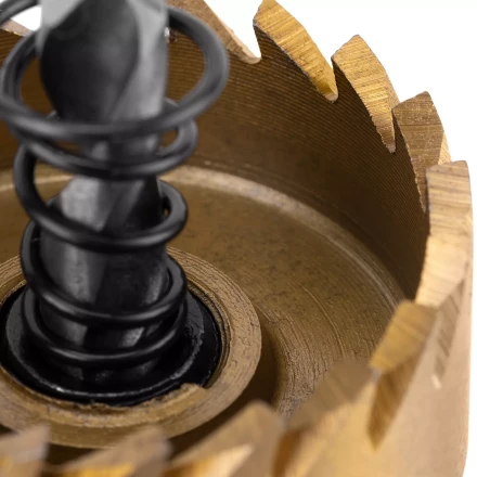 Коронка по металлу HSS, 35 мм, нитридтитановое покрытие Denzel 724110 купить в Сургуте