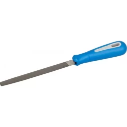 Напильник ЗУБР "ПРОФЕССИОНАЛ" трехгранный, двухкомпонентная рукоятка, № 2, 150мм 1631-15-21