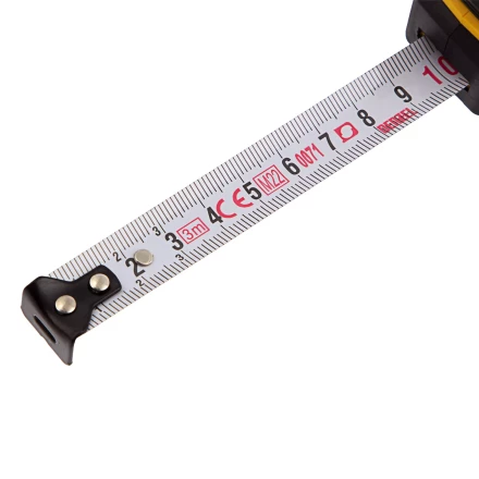 Рулетка Denzel 3м х 16мм, двухкомп. корпус, кнопка-пауза, 31541 купить в Сургуте