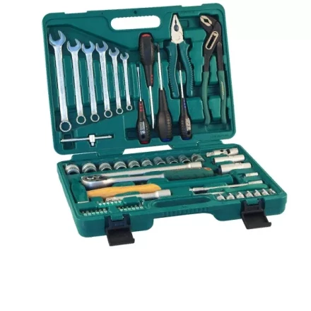 Набор головок торцевых универсальный 1/2&quot;DR 12-24мм  1/4&quot;DR 6-13мм   60 предметов S04Н52460S   Jonnesway 47566 купить в Сургуте