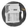 Шнур сетевой Denzel Energy Series, ПВС, 3 м, 2 x 1 мм, с неразборной вилкой, черный, 3 м, 37665 купить в Сургуте
