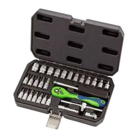 Набор инструментов 29 предметов, CrV, 1/4&quot; Сибртех 13523 купить в Сургуте