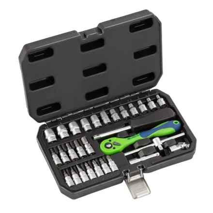 Набор инструментов 29 предметов, CrV, 1/4&quot; Сибртех 13523 купить в Сургуте