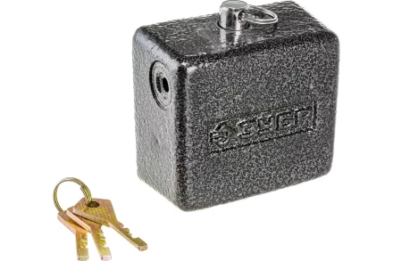 Навесной замок ЗУБР 85 х 80 мм повышенной защищенности дисковый механизм секрета 3720-10 купить в Сургуте