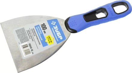 Шпатель ЗУБР &quot;ПРОФЕССИОНАЛ&quot; профилированное нержавеющее полотно, 2к ручка, 100мм 10049-10_z03 купить в Сургуте