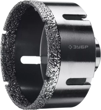 ЗУБР АВК, d 80 мм, (М14, 15 мм кромка), вакуумная алмазная коронка, Профессионал (29865-80) купить в Сургуте