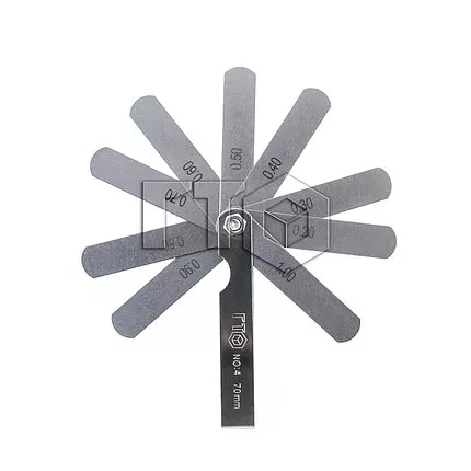 Набор щупов № 4 длина 100 мм 0.10-1.00 10 щупов купить в Сургуте