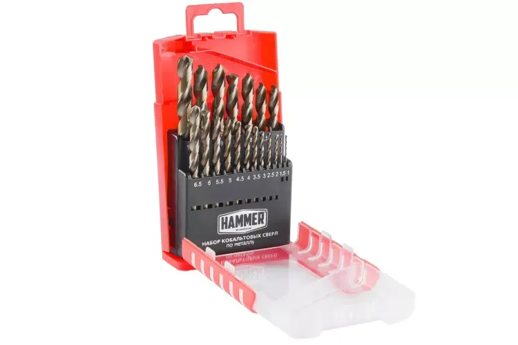 Набор сверл HAMMER No7 19шт. 1,0-10мм купить в Сургуте