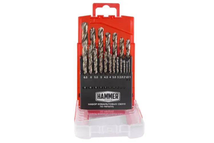 Набор сверл HAMMER No7 19шт. 1,0-10мм купить в Сургуте