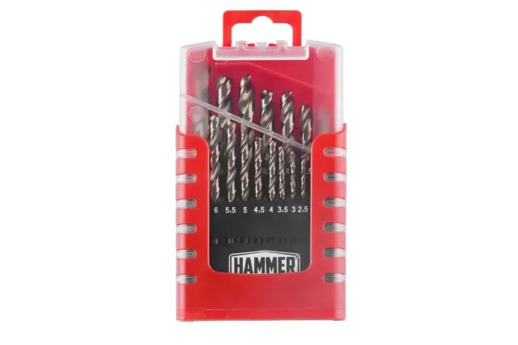 Набор сверл HAMMER No7 19шт. 1,0-10мм купить в Сургуте