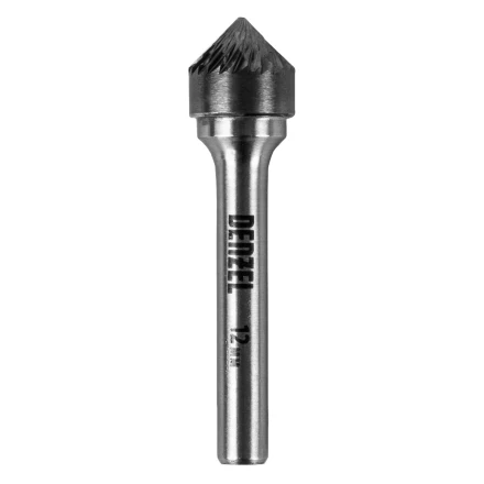 Борфреза по металлу твердосплавная, зенкер 90 град., тип-K, 12 мм// Denzel 72058 купить в Сургуте