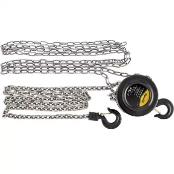 Таль цепная 2 т h подъема 2,5 м расстояние между крюками 380 мм SPARTA 519165 купить в Сургуте