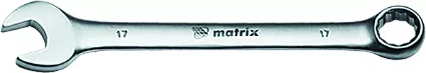 Ключ комбинированный 14 мм CrV матовый хром MATRIX 15110 купить в Сургуте