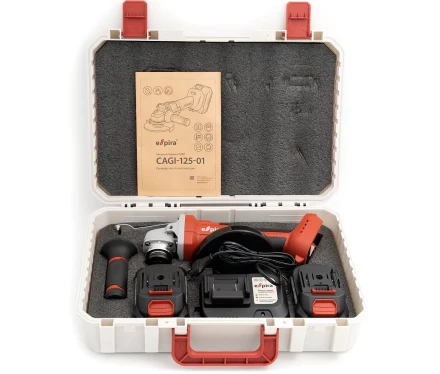 Аккумуляторная угловая шлифмашина ESPIRA CAGI-125-01, 410751 купить в Сургуте