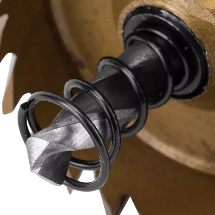 Коронка по металлу HSS, 38 мм, нитридтитановое покрытие Denzel 724111 купить в Сургуте