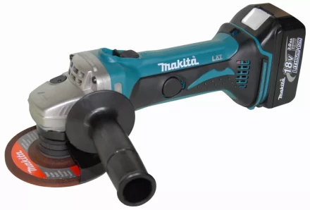 Аккумуляторная угловая шлифовальная машинка Makita BGA452RFE купить в Сургуте