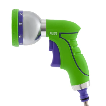 Пистолет-распылитель Palisad 652635, 9 режимов полива, металлический корпус купить в Сургуте
