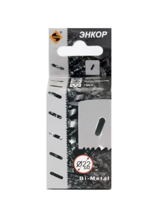 Коронка Bi-Metal Ф22 мм М3 Энкор 24122 купить в Сургуте