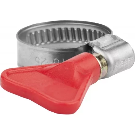 Хомуты ЗУБР &quot;ЭКСПЕРТ&quot; &quot;Бабочка&quot;, нерж. сталь, накатная лента 9 мм, 40-60 мм, 50 шт 37835-40-60-50 купить в Сургуте