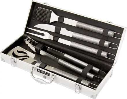 Набор приборов для барбекю 5 шт в алюминевом кейсе PALISAD Camping 69579 купить в Сургуте