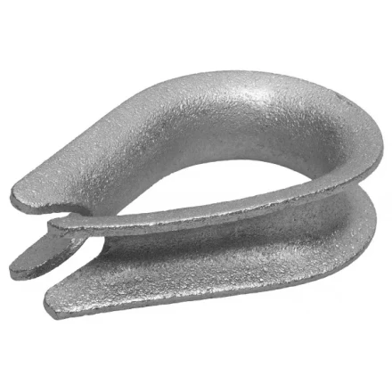 Коуш ЗУБР DIN 6899, оцинкованный, 2мм, 2 шт 4-304496-02 купить в Сургуте