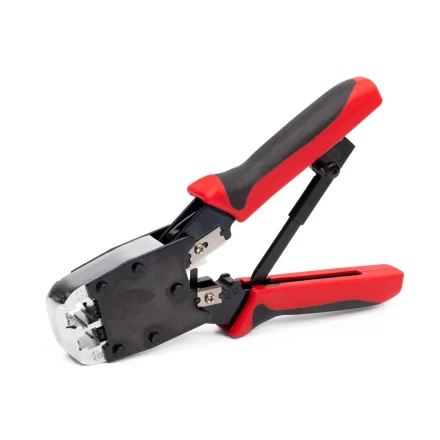 Кримпер многофункциональный КВТ JT-02M с 2 встроенными модулями для обжима RJ-45, RJ-12, RJ-11 (84825) купить в Сургуте