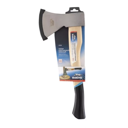 Топор плотницкий кованый деревянная рукоятка 600гр пескоструйное покрытие полотна БАРС 21652 купить в Сургуте