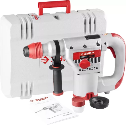 Перфоратор ЗУБР, SDS-Max, 8Дж, 550об/мин, 3000уд/мин, 1100Вт, кейс ЗП-1100ЭК купить в Сургуте