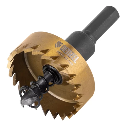 Коронка по металлу HSS, 40 мм, нитридтитановое покрытие Denzel 724112 купить в Сургуте