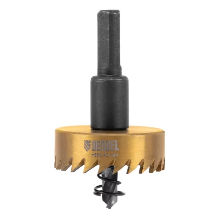 Коронка по металлу HSS, 40 мм, нитридтитановое покрытие Denzel 724112 купить в Сургуте