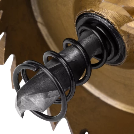 Коронка по металлу HSS, 40 мм, нитридтитановое покрытие Denzel 724112 купить в Сургуте