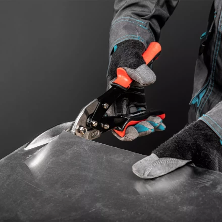 Ножницы по металлу Matrix 78341, удлиненные, 285 мм, пряморежущие, обрезиненные рукоятки купить в Сургуте