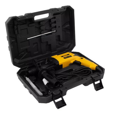 Перфоратор электрический Denzel RHH-600-22, SDS-plus, 600 Вт, 2,5 Дж, 2 реж. 26602 купить в Сургуте