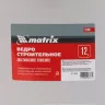 Ведро строительное пластмассовое 12 л, усиленное Matrix 81409 купить в Сургуте