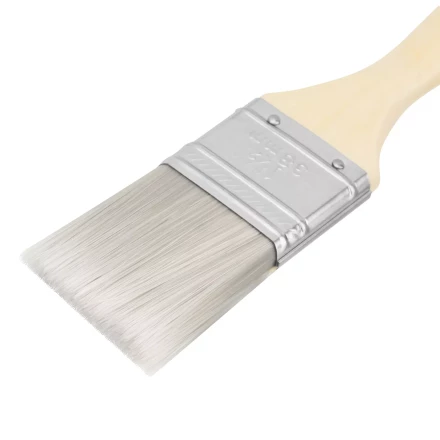 Кисть плоская для лаков &quot;Евро&quot; 1.5&quot;, искусственная щетина, деревянная ручка MTX 83086 купить в Сургуте