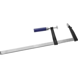 Струбцина DEXX, тип "F", деревянная ручка, стальная закаленная рейка, 120х500мм 3205-120-500