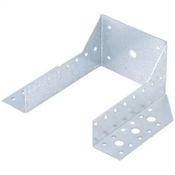 Опора бруса раскрытая, 2 мм, OBR R-50х140х76 мм, цинк  СИБРТЕХ Россия 46530 купить в Сургуте