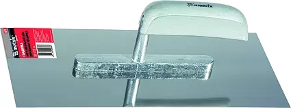 Гладилка из нержавеющей стали 600 х 130 мм деревянная ручка  MATRIX 86735 купить в Сургуте