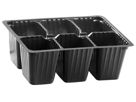 Кассета для рассады 18х13,5см высота 6см 6 ячеек полистирол  Россия 64308 купить в Сургуте