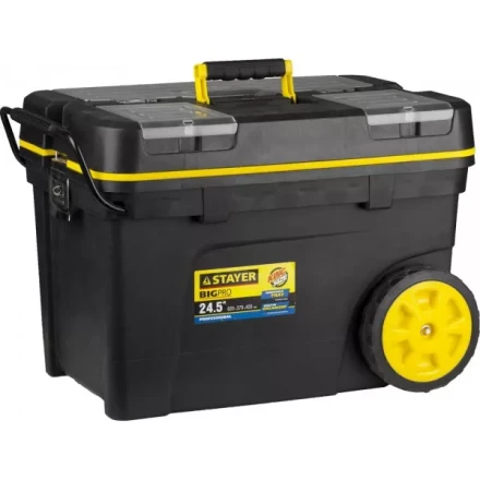Ящик-тележка для инструмента &quot;BIGPRO&quot; пластиковая, STAYER Professional 38107-24 купить в Сургуте