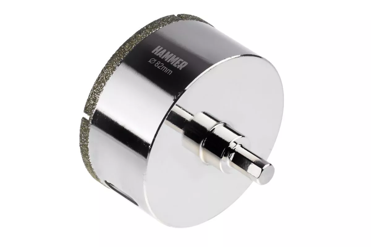 Коронка алмазная HAMMER Ф82мм HEX(DHS82.0*65/5) купить в Сургуте