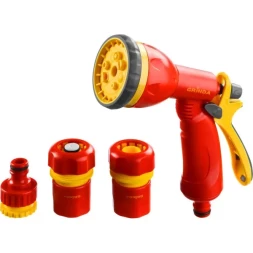 Набор GRINDA поливочный: Распылитель пистолетный 8 позиционный, соединитель 1/2&quot;, соединитель 1/2&quot; с автостопом, адаптер внешний 1/2&quot;-3/4&quot; 8-427383_z02