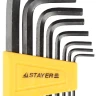 Набор STAYER Ключи "STANDARD" имбусовые, 2 - 10мм, 8 шт 27405-H8 купить в Сургуте