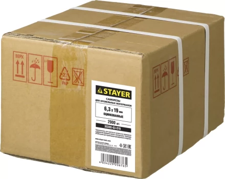 Саморезы СКМ кровельные, 19 х 6.3 мм, 2 000 шт, для металлических конструкций, STAYER 30300-63-019 купить в Сургуте