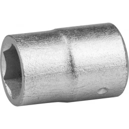 Головка торцовая НИЗ (1/2"), 40Х, шестигранная, оцинкованная, 15мм 2772-15