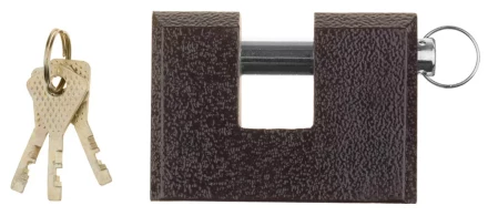 Замок навесной ЗУБР &quot;МАСТЕР&quot; усиленный, дисковый механизм секрета, ключ 7 PIN, дужка d-14мм, 90мм 3720-3_z01 купить в Сургуте