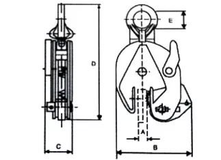 Захват для вертикального подъема листового металла универсальный DSQC-1.5 купить в Сургуте