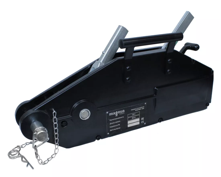 Лебедка рычажная МТМ Magnus-Profi WRP-800, 0.8 т, канат 20 м купить в Сургуте