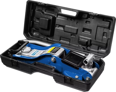 Домкрат гидравлический подкатной T65, 2,5т, 90-360мм, в кейсе, ЗУБР Профессионал 43057-2.5-K 43057-2.5-K купить в Сургуте